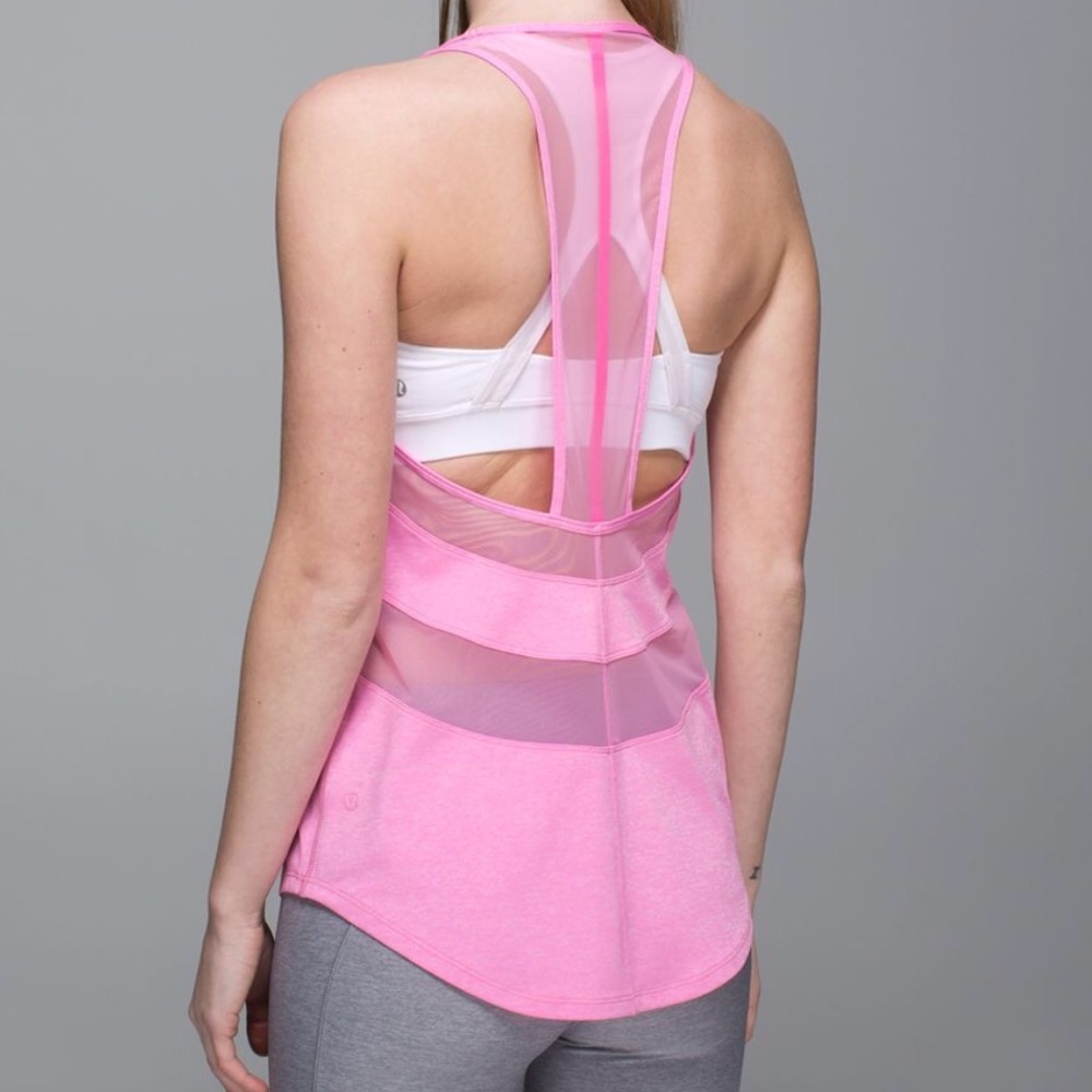 Lululemon If You’re Lucky Tank Vintage Pink